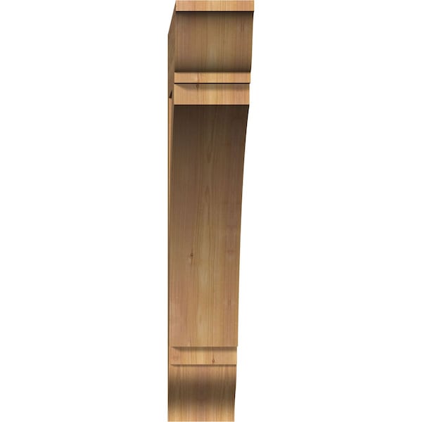 Thorton Traditional Smooth Bracket, Western Red Cedar, 5 1/2W X 32D X 32H